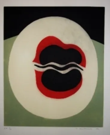 Eau-Forte Et Aquatinte Dmitrienko - La belle japonaise