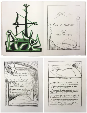 Livre Illustré Dominguez - Paul Éluard : POÉSIE ET VÉRITÉ 1942. 31 gravures originales (1947).