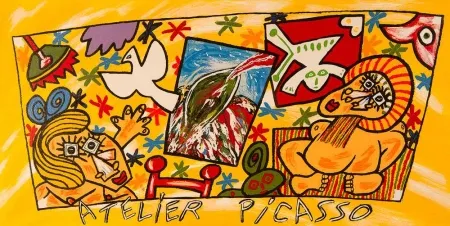 Lithographie Donzelli - Atelier Picasso