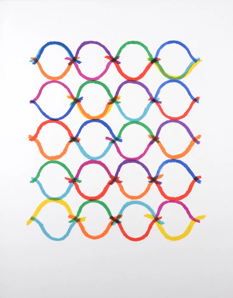 Lithographie Dorazio - Composition (#C)