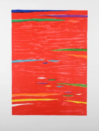 Lithographie Dorazio - Composition (#H)