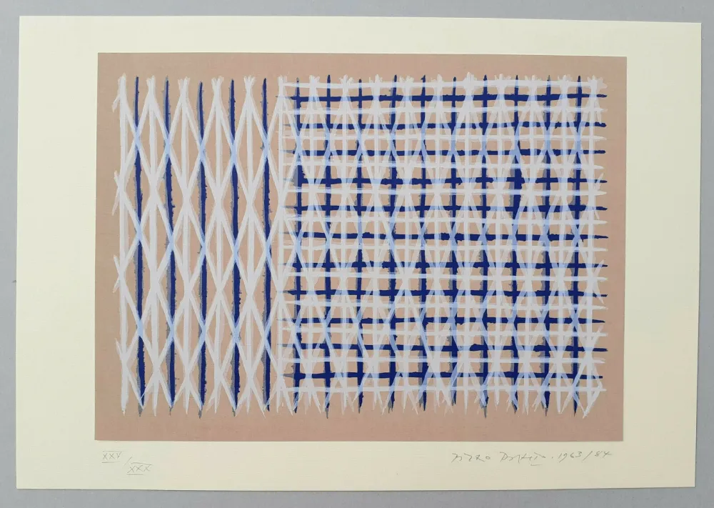 Sérigraphie Dorazio - Jeus ècossais VI