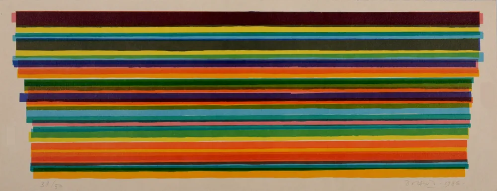 Lithographie Dorazio - Kokkora (#C), 1987 - Hand-signed & numbered 