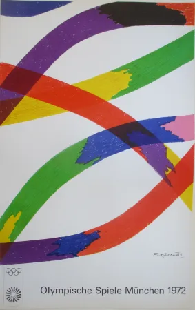 Lithographie Dorazio - OL 1972 - original colourlithograph