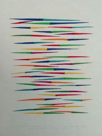 Lithographie Dorazio - Senza titolo