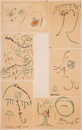 Eau-Forte Dotremont - Litho-mots