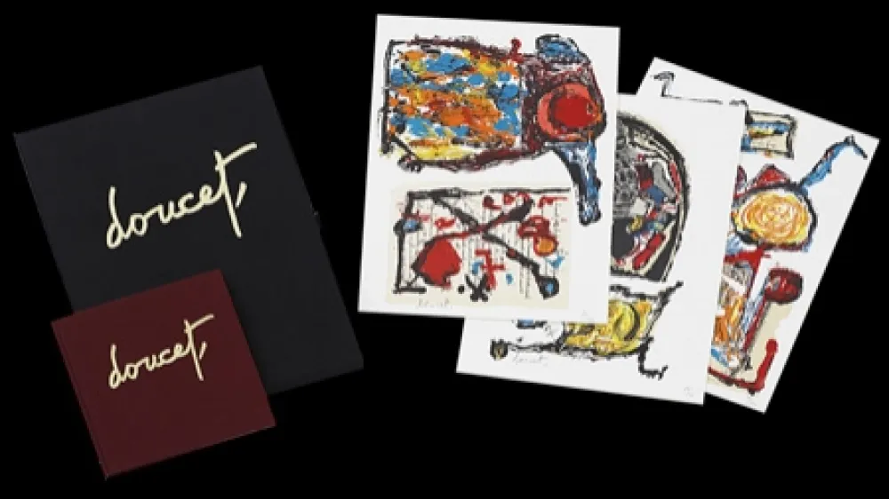 Lithographie Doucet - Traces du quotidien