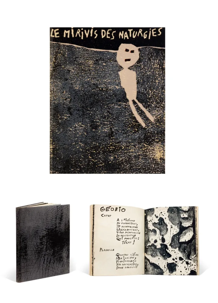 Livre Illustré Dubuffet - LE MIRIVIS DES NATURGIES. 16 lithographies originales (1962-1963)