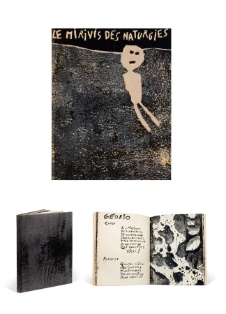Livre Illustré Dubuffet - LE MIRIVIS DES NATURGIES. 16 lithographies originales (1962-1963)