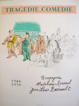 Affiche Dufy - Affiche Tragédie Comédie 
