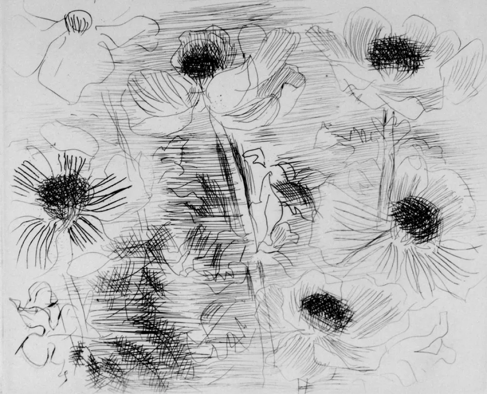 Eau-Forte Dufy - Anemones