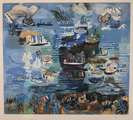 Aquatinte Dufy - Fête Nautique