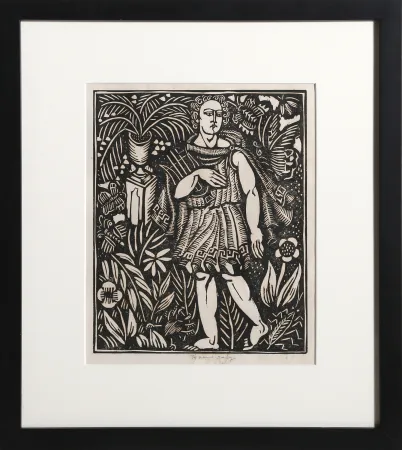 Aucune Technique Dufy - Orphée (for Le bestiaire ou Cortège d'Orphée de G. Apollinaire)