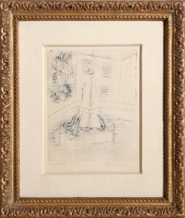 Gravure Dufy - The Fountain of Venice