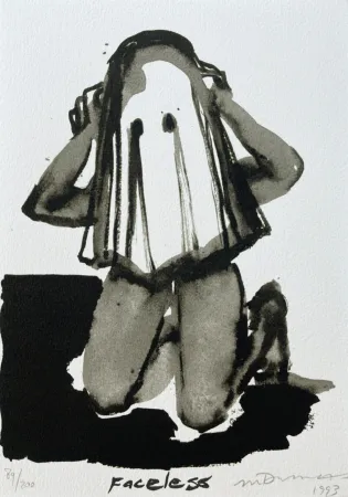 Lithographie Dumas - Faceless