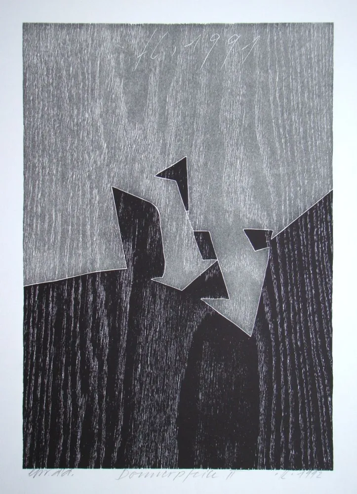 Gravure Sur Bois Eggenschwiler - Donnerpfeile II.