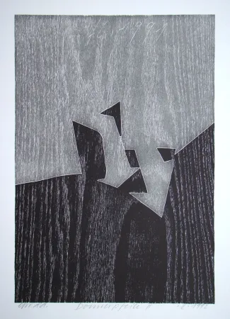 Gravure Sur Bois Eggenschwiler - Donnerpfeile II.