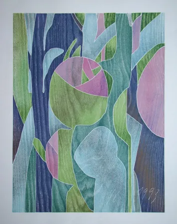 Gravure Sur Bois Eggenschwiler - Morgentau