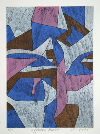 Gravure Sur Bois Eggenschwiler - Offene Welt