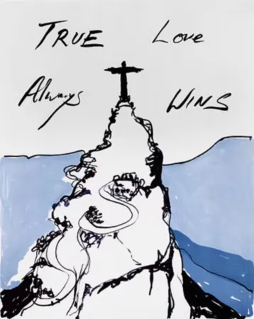 Lithographie Emin - True Love Always Wins