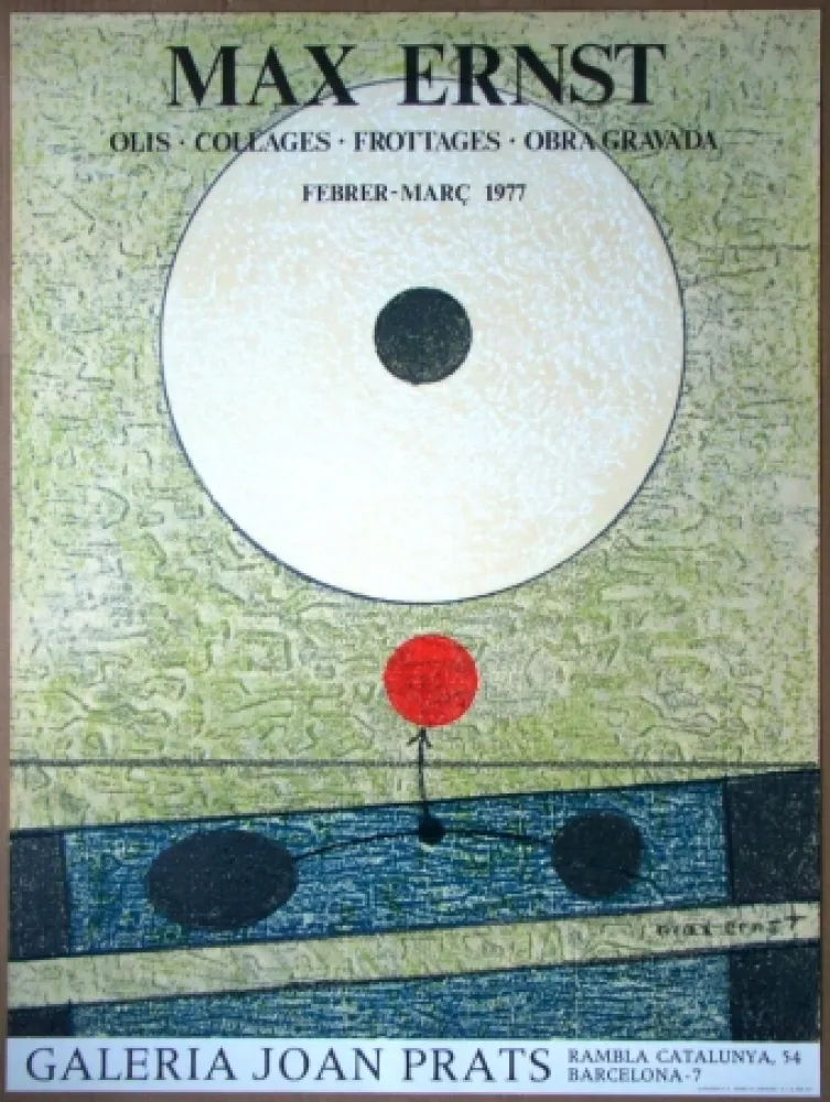 Lithographie Ernst - Galeria Joan Prats