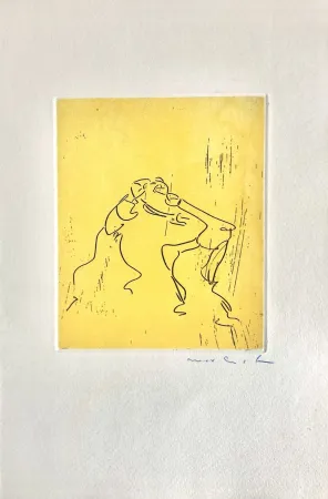 Eau-Forte Ernst - Le Meneur d'ombres