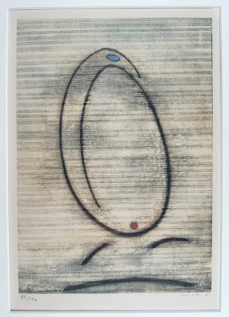 Lithographie Ernst -  L'Oiseau caramel 