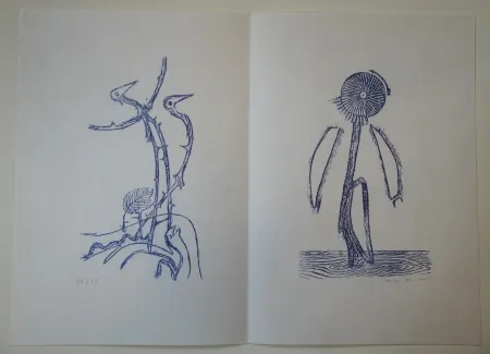 Livre Illustré Ernst - Max Ernst - Jean Tardieu. 24 Frottagen