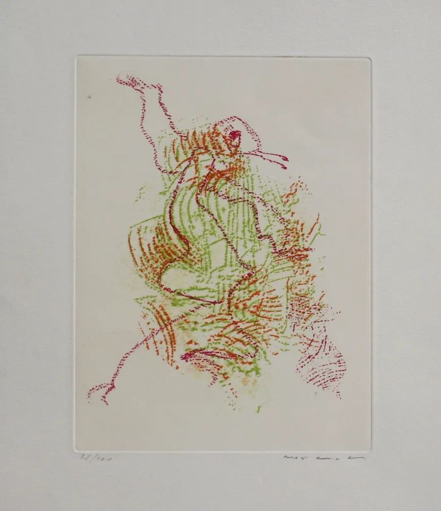 Eau-Forte Et Aquatinte Ernst - Par dessus les moulins