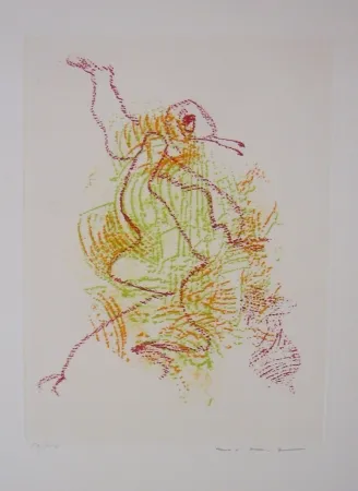 Eau-Forte Et Aquatinte Ernst - Par dessus les moulins