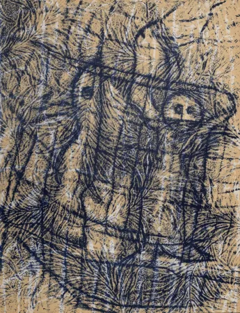 Lithographie Ernst - Un Chant d'amour, 1958