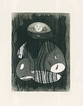 Aquatinte Ernst - Untitled - 