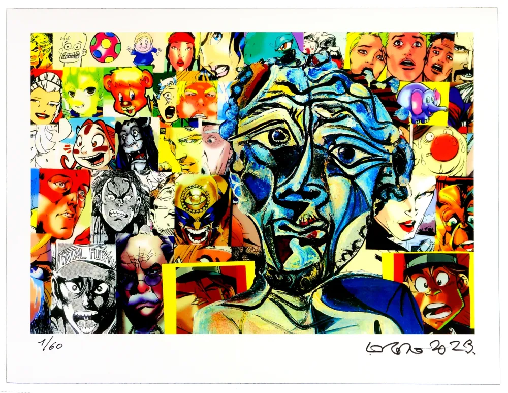 Estampe Numérique Erro - Sans titre