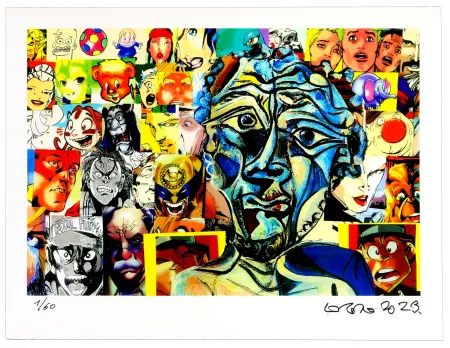 Estampe Numérique Erro - Sans titre