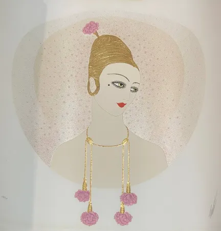 Sérigraphie Erte - Carnations