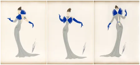 Aucune Technique Erte -  Set of three Costume Designs 