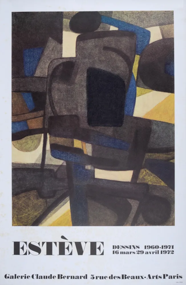 Lithographie Esteve - Dessins, 1972