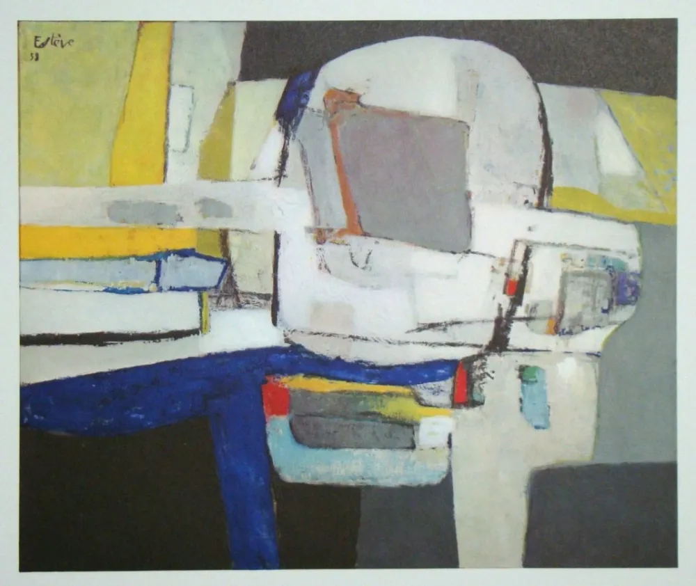 Lithographie Esteve - Friselune