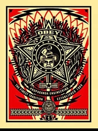 Sérigraphie Fairey - Pasadena Welder