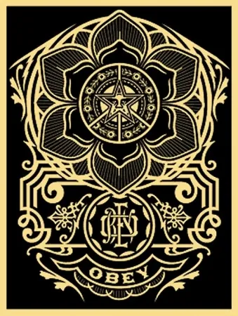 Sérigraphie Fairey - Peace Ornament 