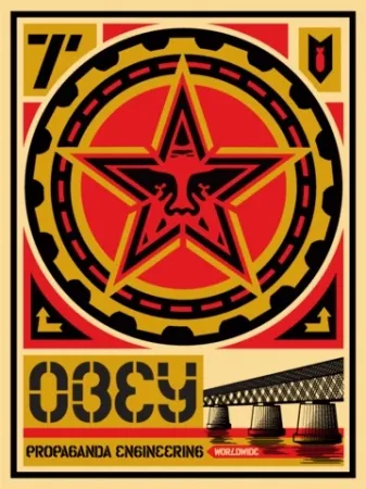 Sérigraphie Fairey - Propaganda Engineering, Large Format
