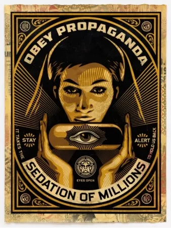 Sérigraphie Fairey - Sedation Pill HPM