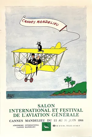 Affiche Faizant - Salon International et Festival de l'Aviation Générale