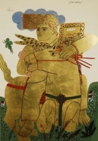 Sérigraphie Fassianos - Zeus