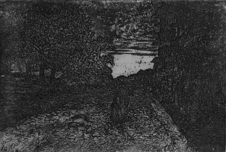 Eau-Forte Fattori - Tramonto