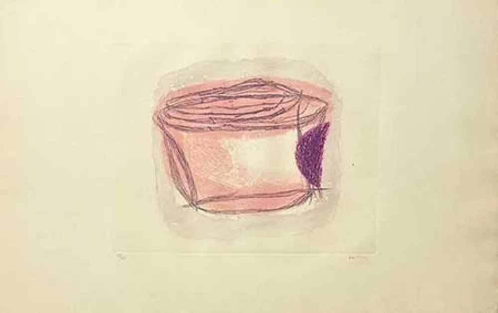 Gravure Fautrier - La boite