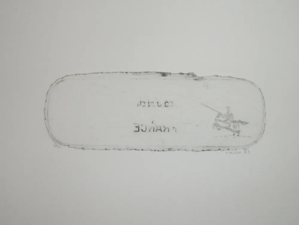 Eau-Forte Favier - En attendant les huns