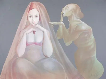 Sérigraphie Fini - Amine (album: Mille et Une Nuits)