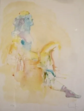 Lithographie Fini - Sans titre