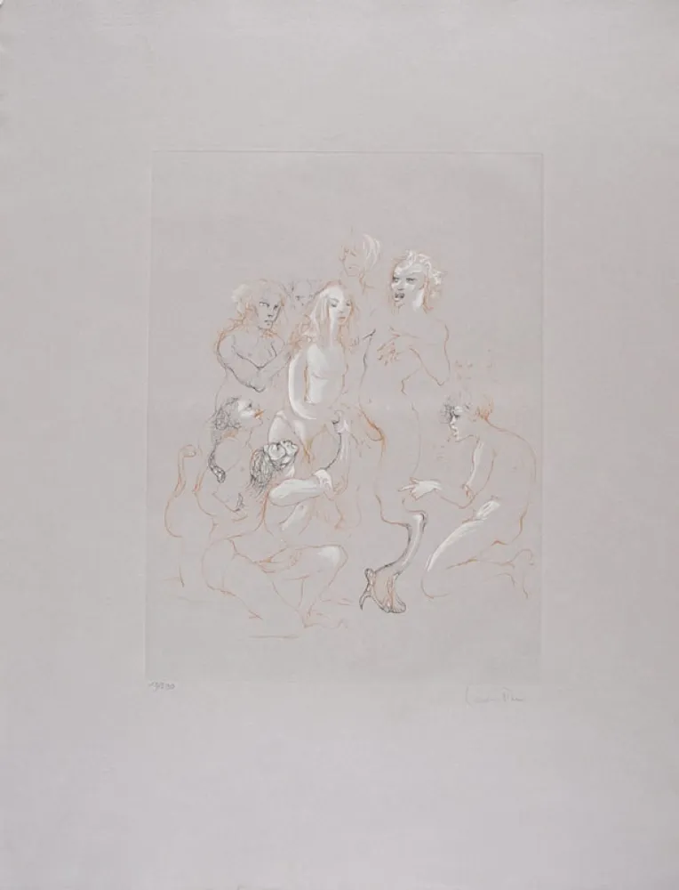 Eau-Forte Fini - Solomonie la Possédée III (Erotique)